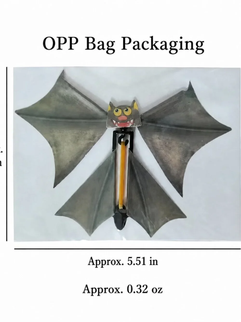 10Pcs Magic Flying Bat Rubber Band Powered Toy Halloween Prank Party Favor